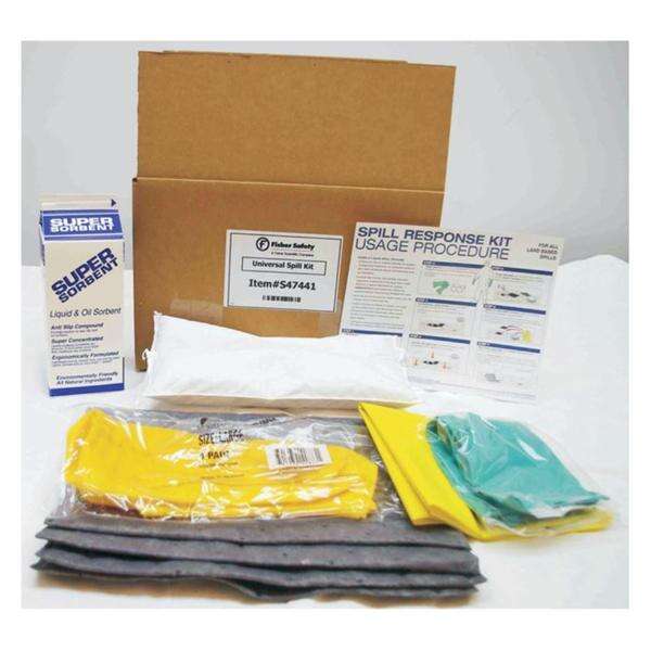 Kit Spill 10q W/ Spr Srbnt/Ntrl Glv/Ggl Univ/Ltx Each